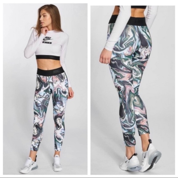 nike marble leggings